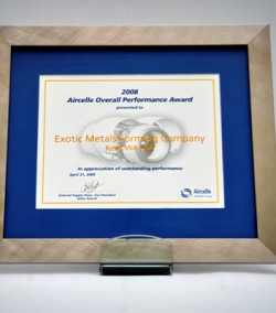 Aircell Performance Award 2008 & 2009